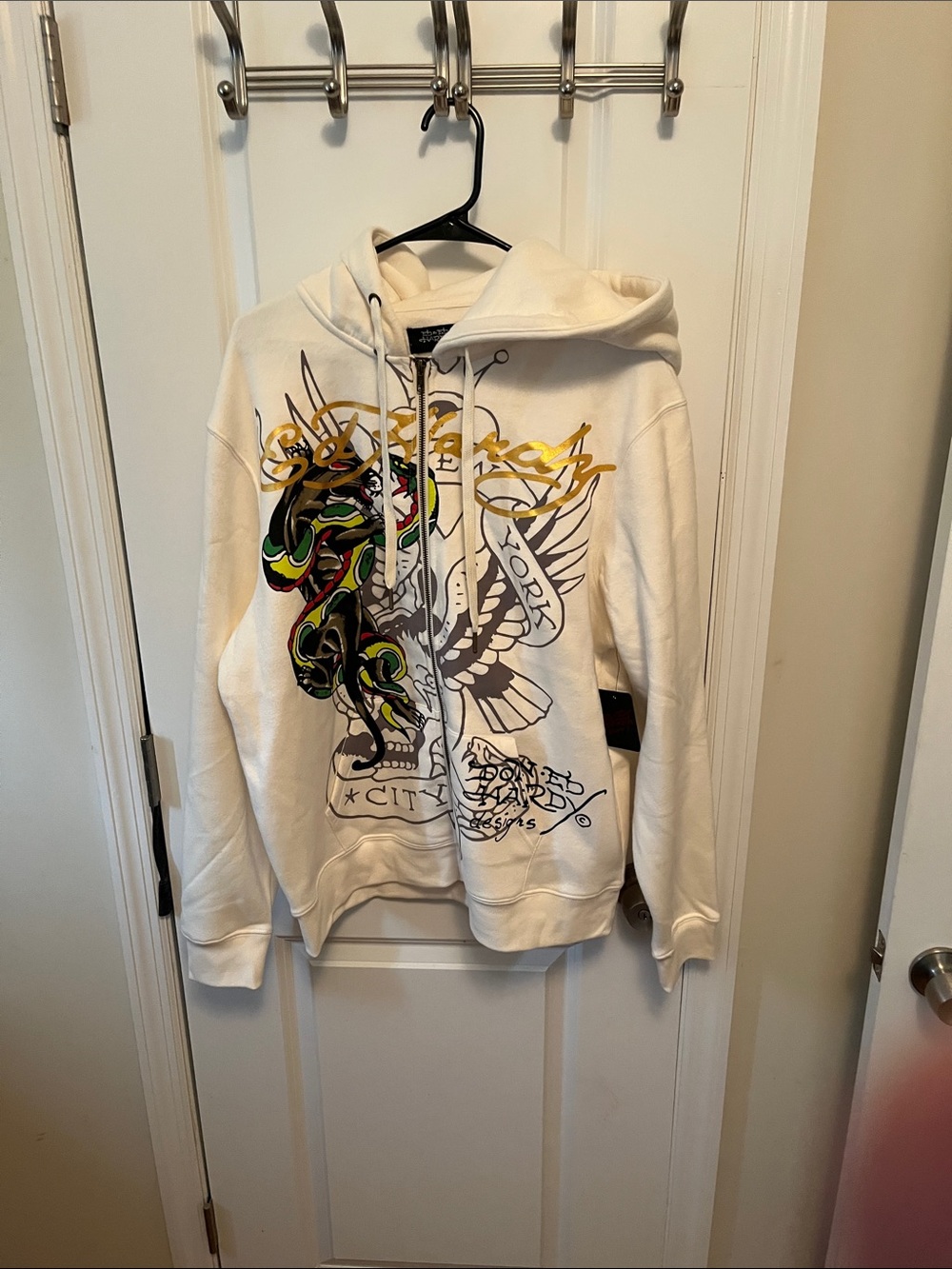 Ed Hardy Full Zip Hoodie NWT π₯